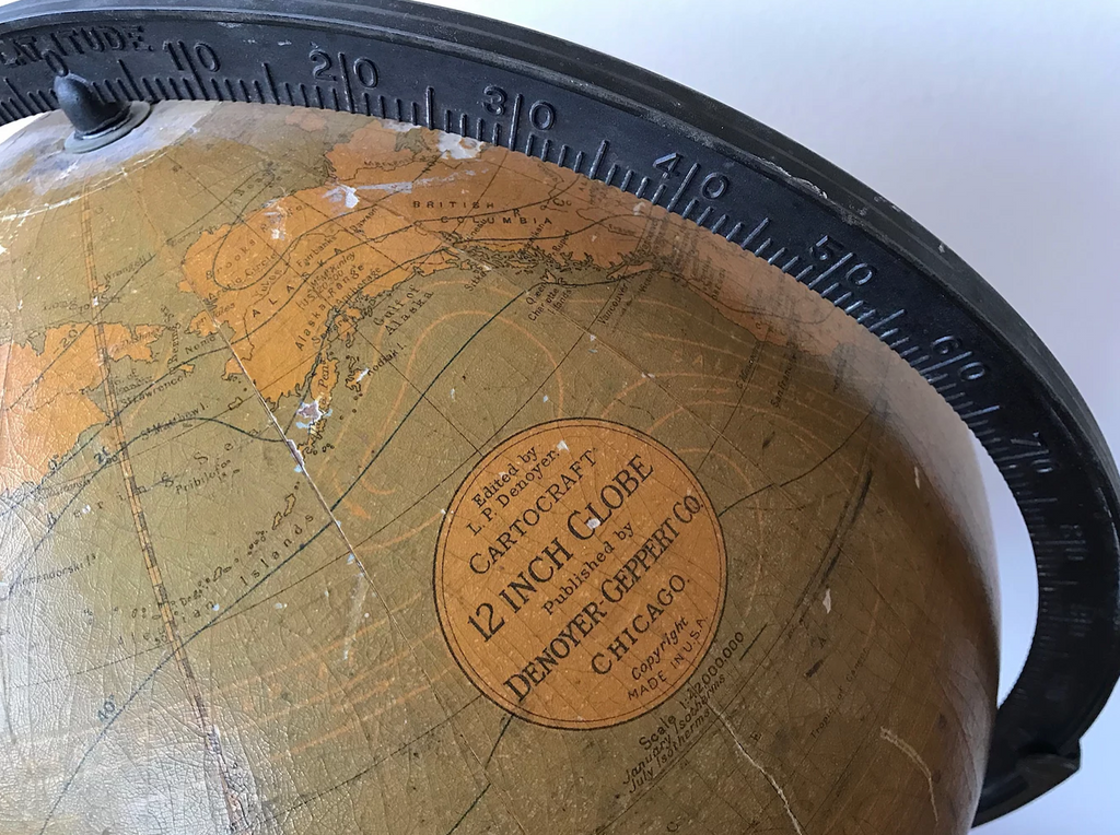 This Original Denoyer-Geppert Globe Was Created Before World War 2
